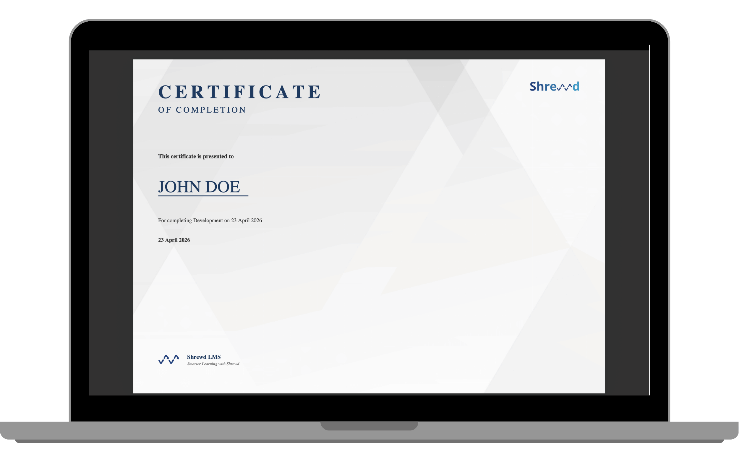 Certificate Preview