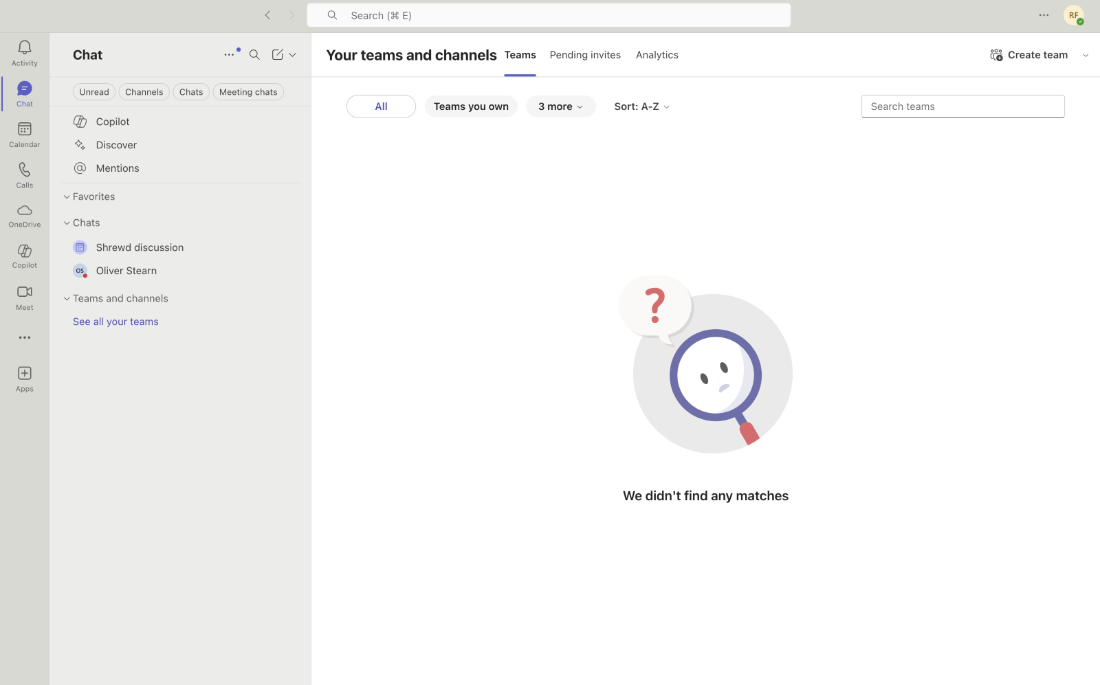 Open Microsoft Teams